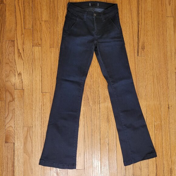 Principle Denim Dark Wash Boot Cut Flare Jean size 25 - Picture 1 of 3